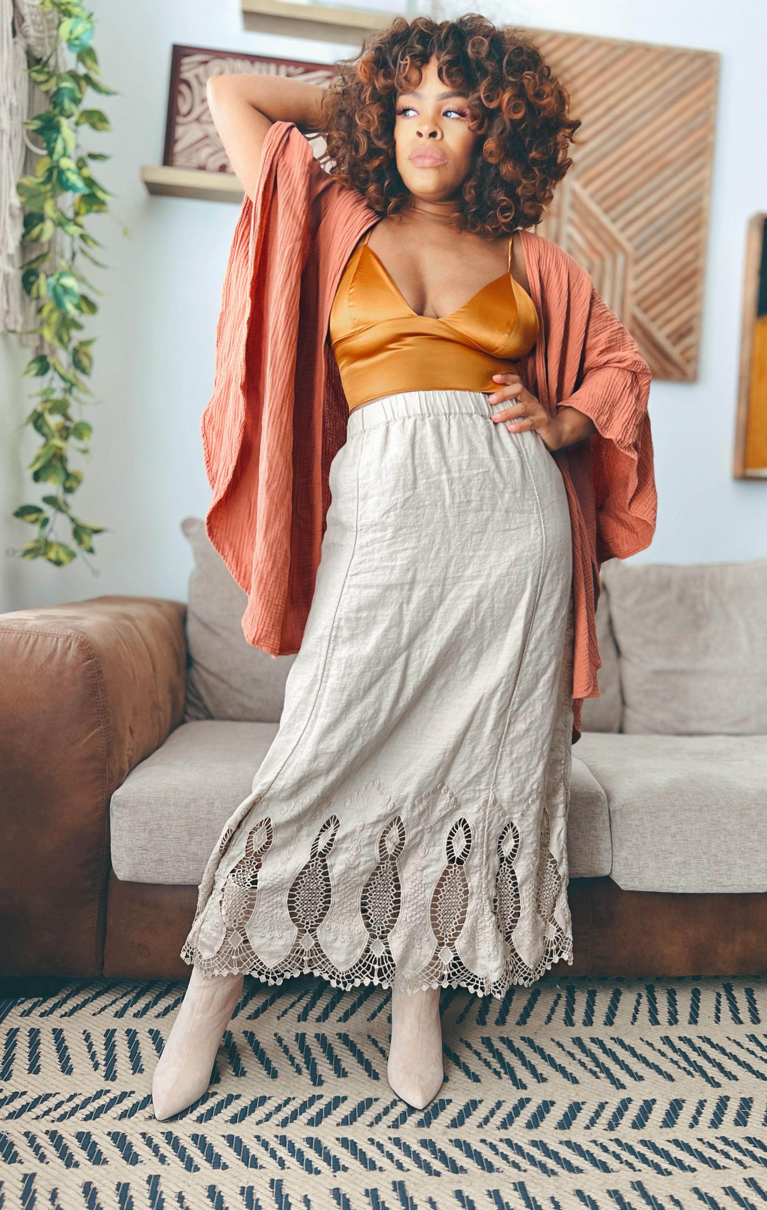 The Laced Design Skirt (8/10)