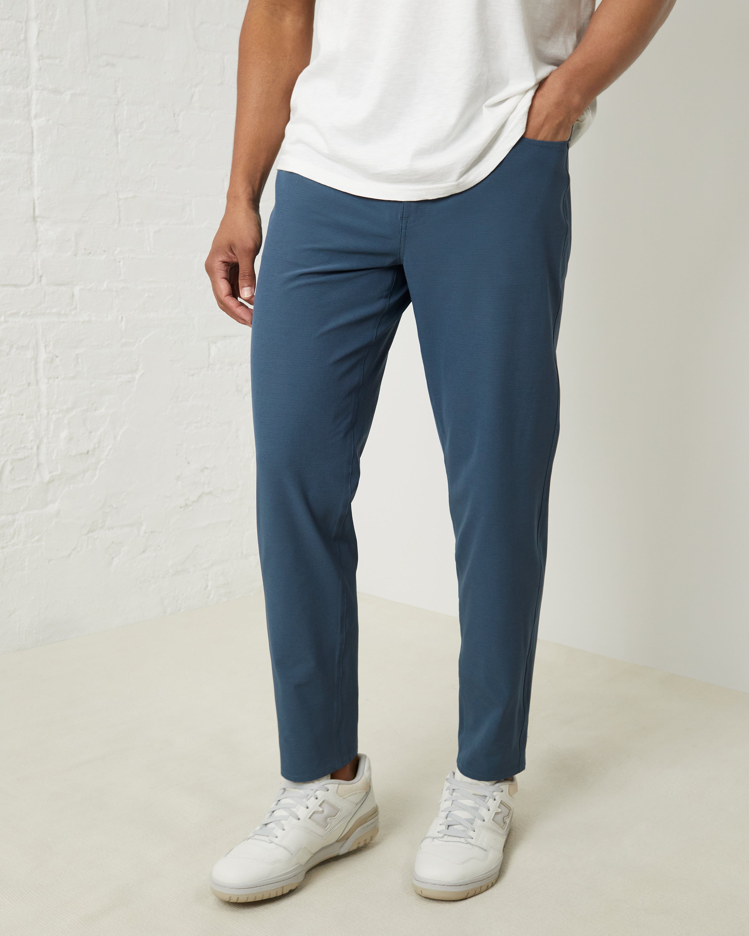 Men's Wicking Stretch Fabric Travel Pants at UpWest