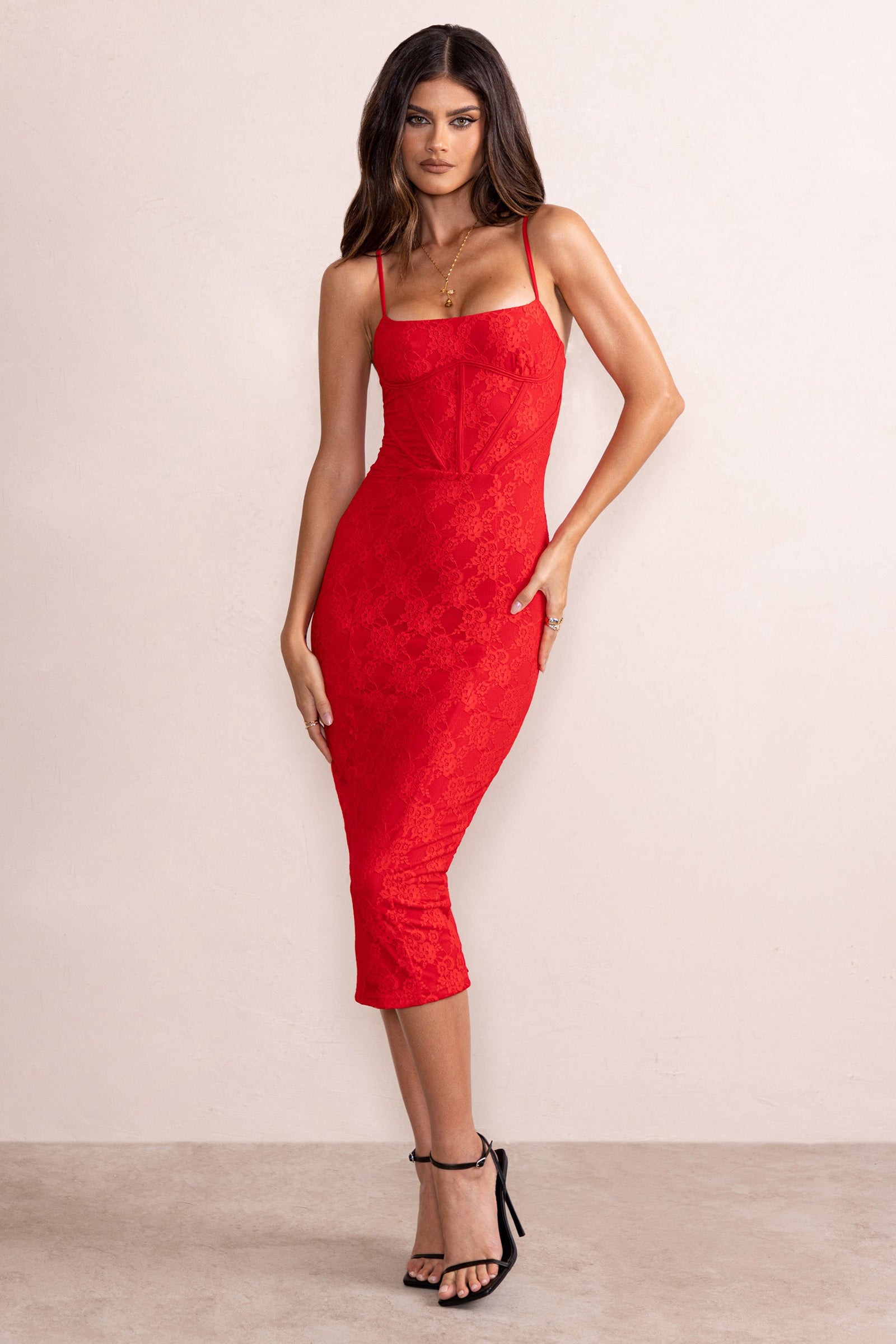 16+ Red Strapless Corset Dress