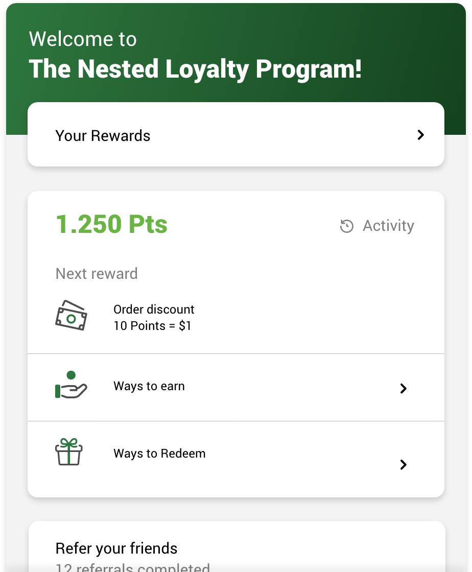 The Nested Loyalty Program!