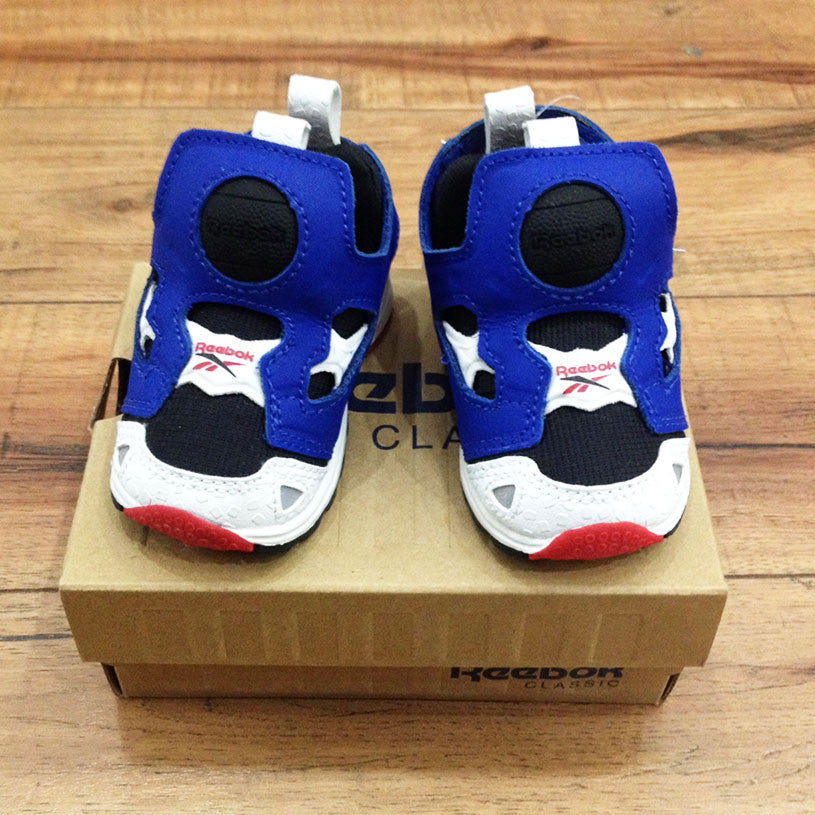 Reebok kids' pump (Blue, White \u0026 Black 