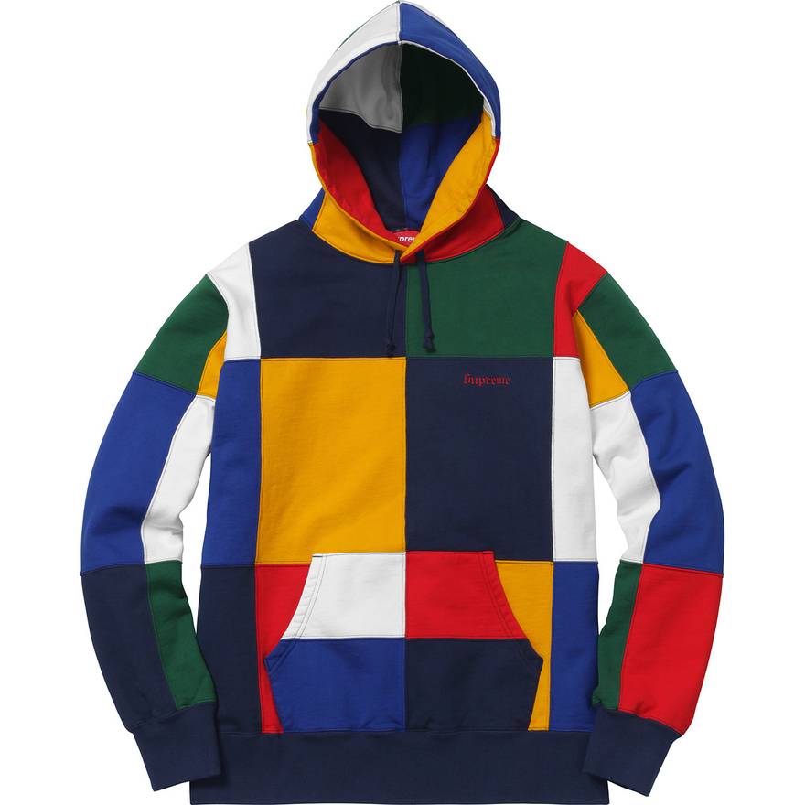 patchwork hoodie