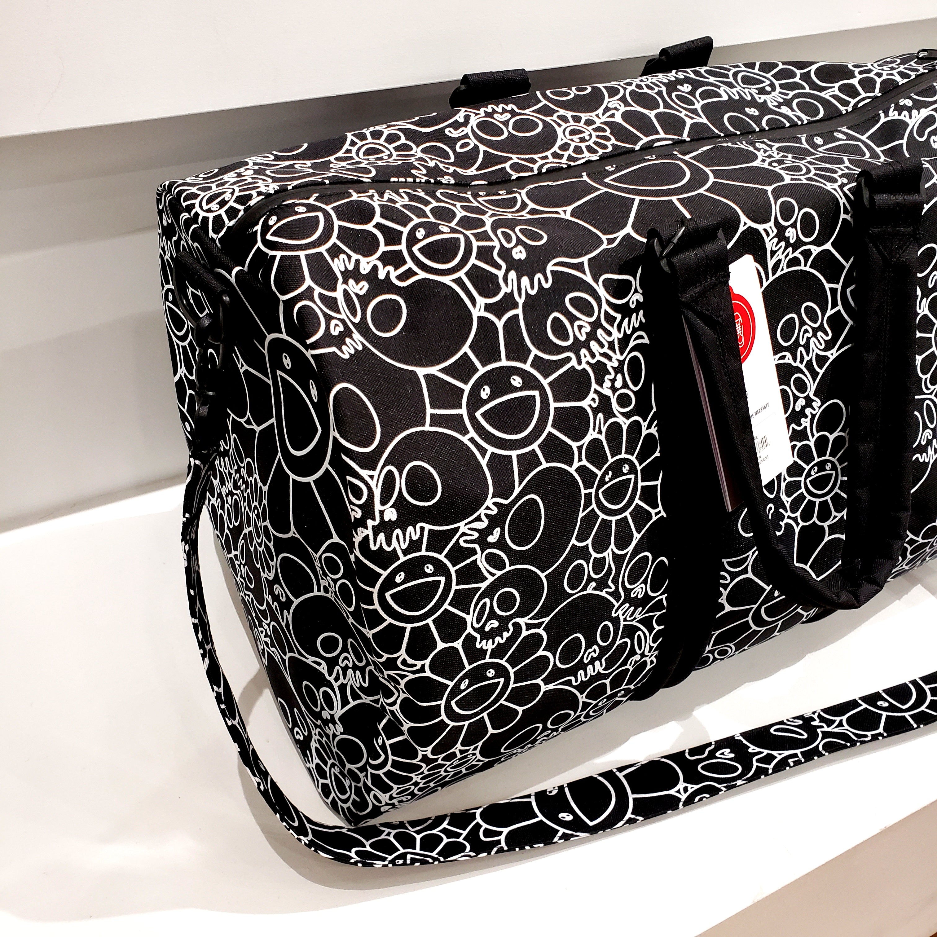 Takashi Murakami Herschel Skull and Flower Duffle Bag (Black) – Superbored Clothing Ltd.