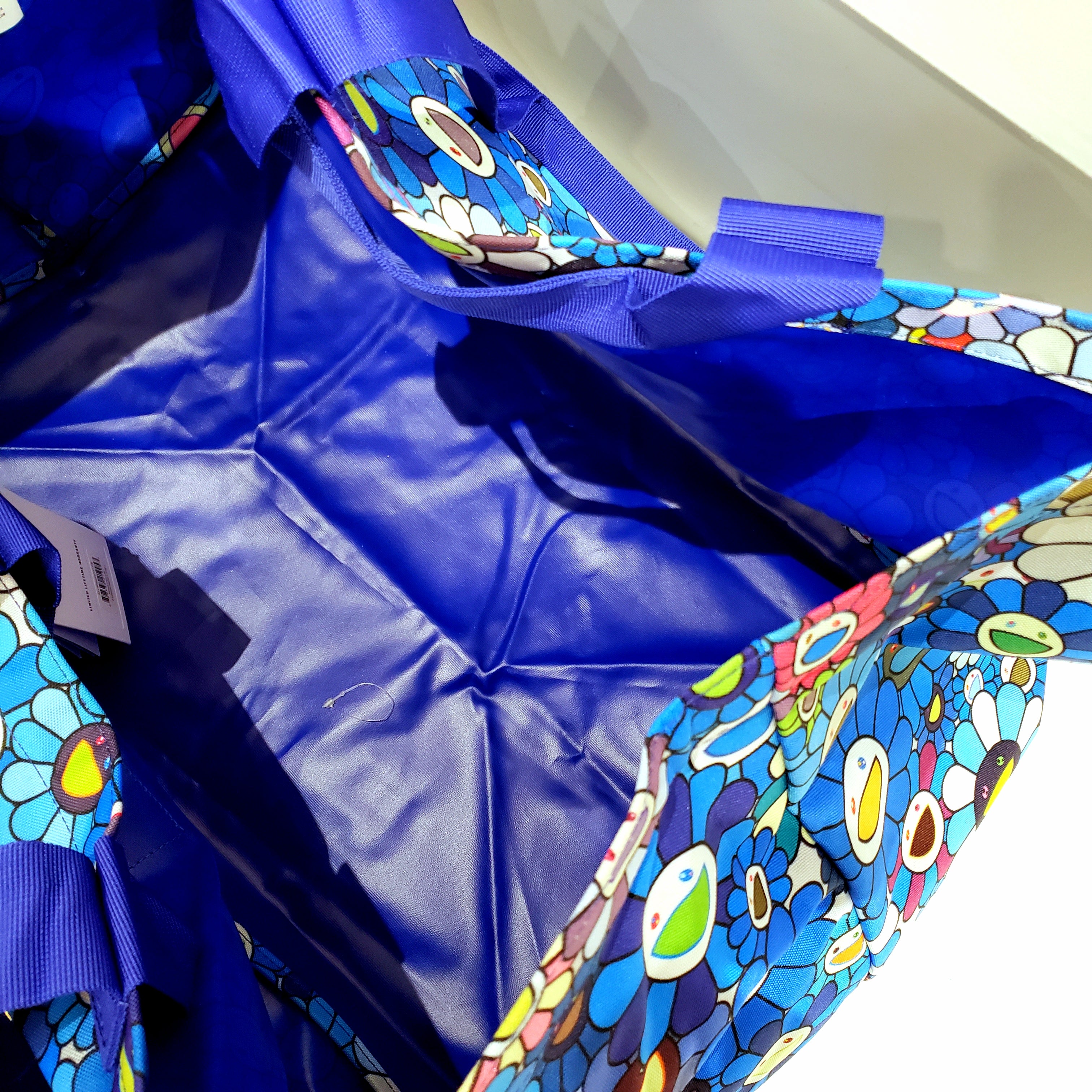 Takashi Murakami Herschel Flower Oversized Canvas Tote Bag (Blue) – Superbored Clothing Ltd.