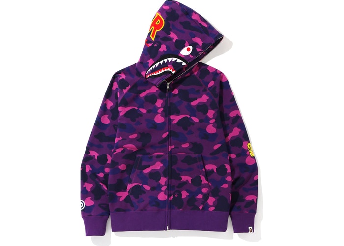 bape color camo hoodie