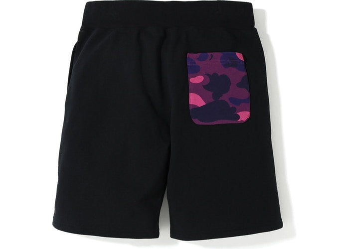 bape shark shorts purple