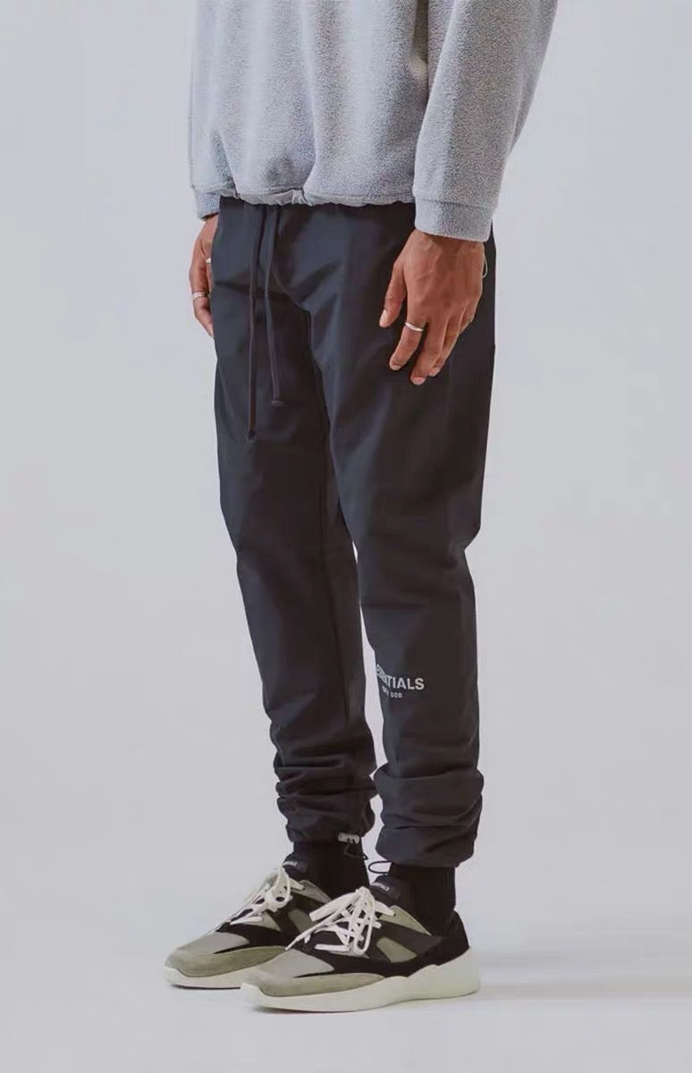 fear of god track pants black