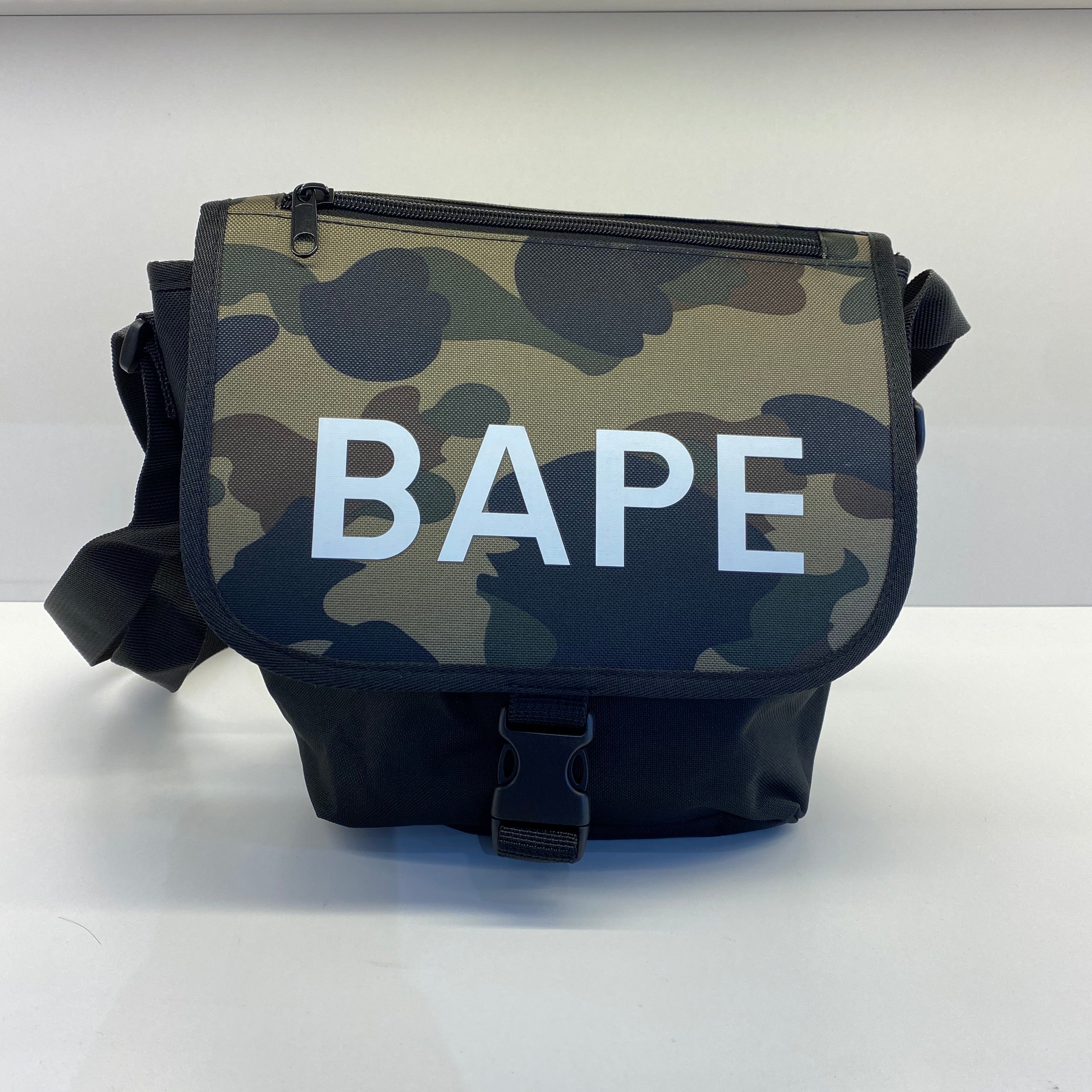 bape camo shoulder bag