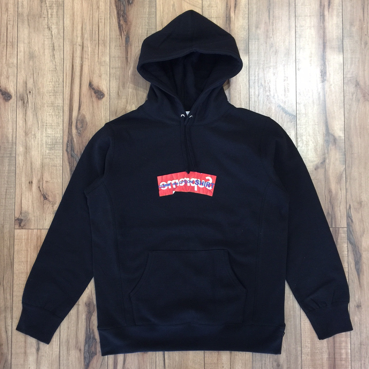 supreme box logo x comme des garcons hoodie