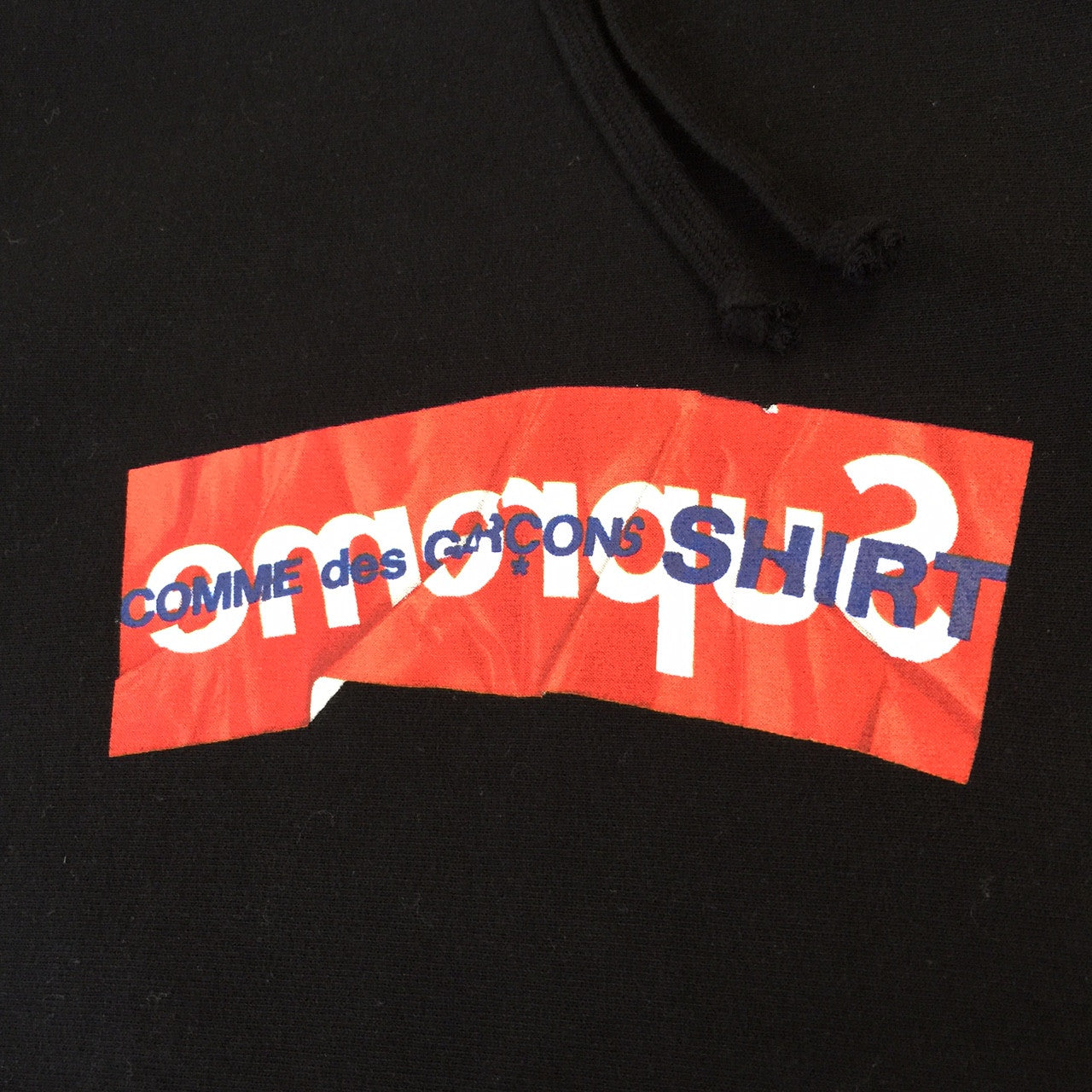 cdg x supreme box logo