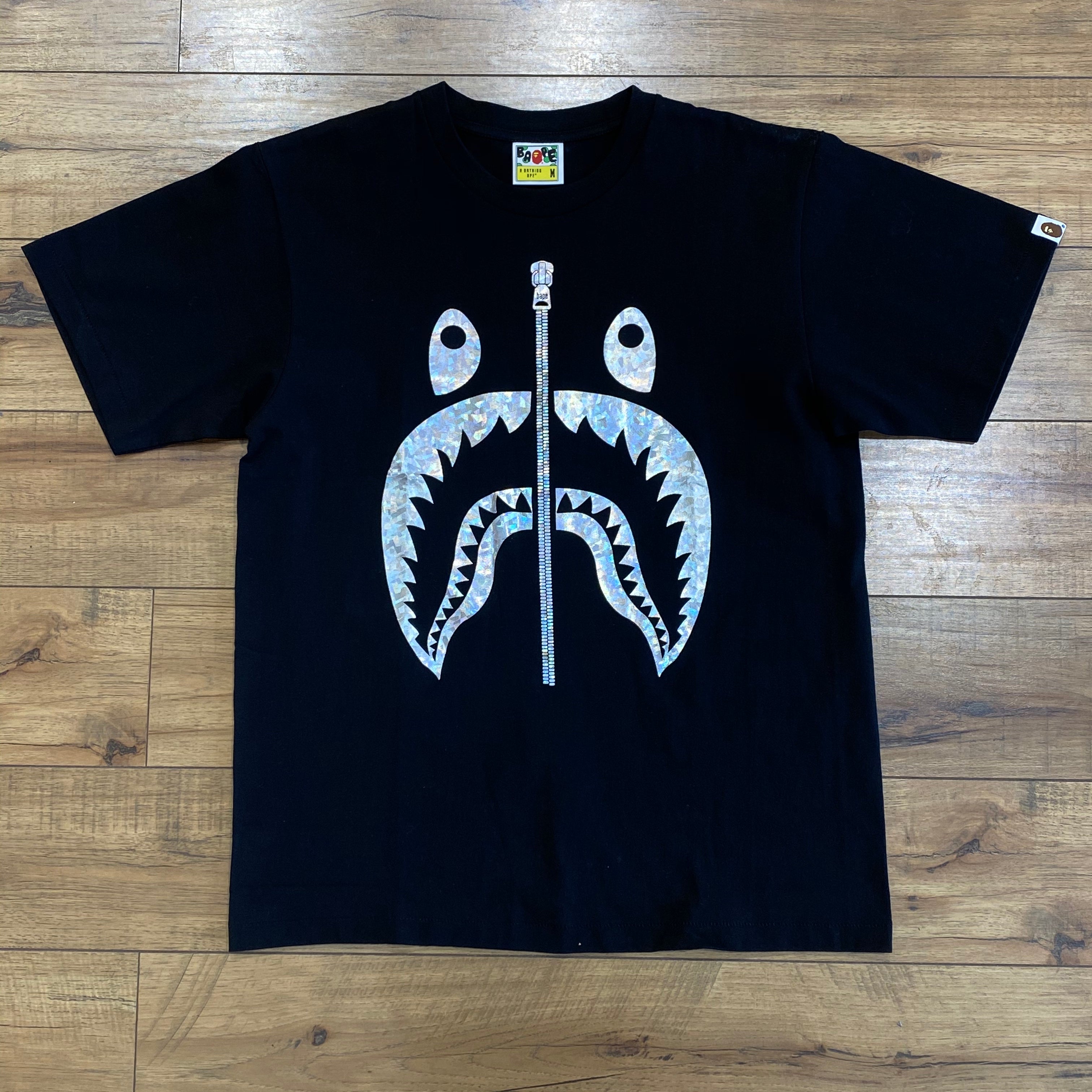 bape shirt blue and purple