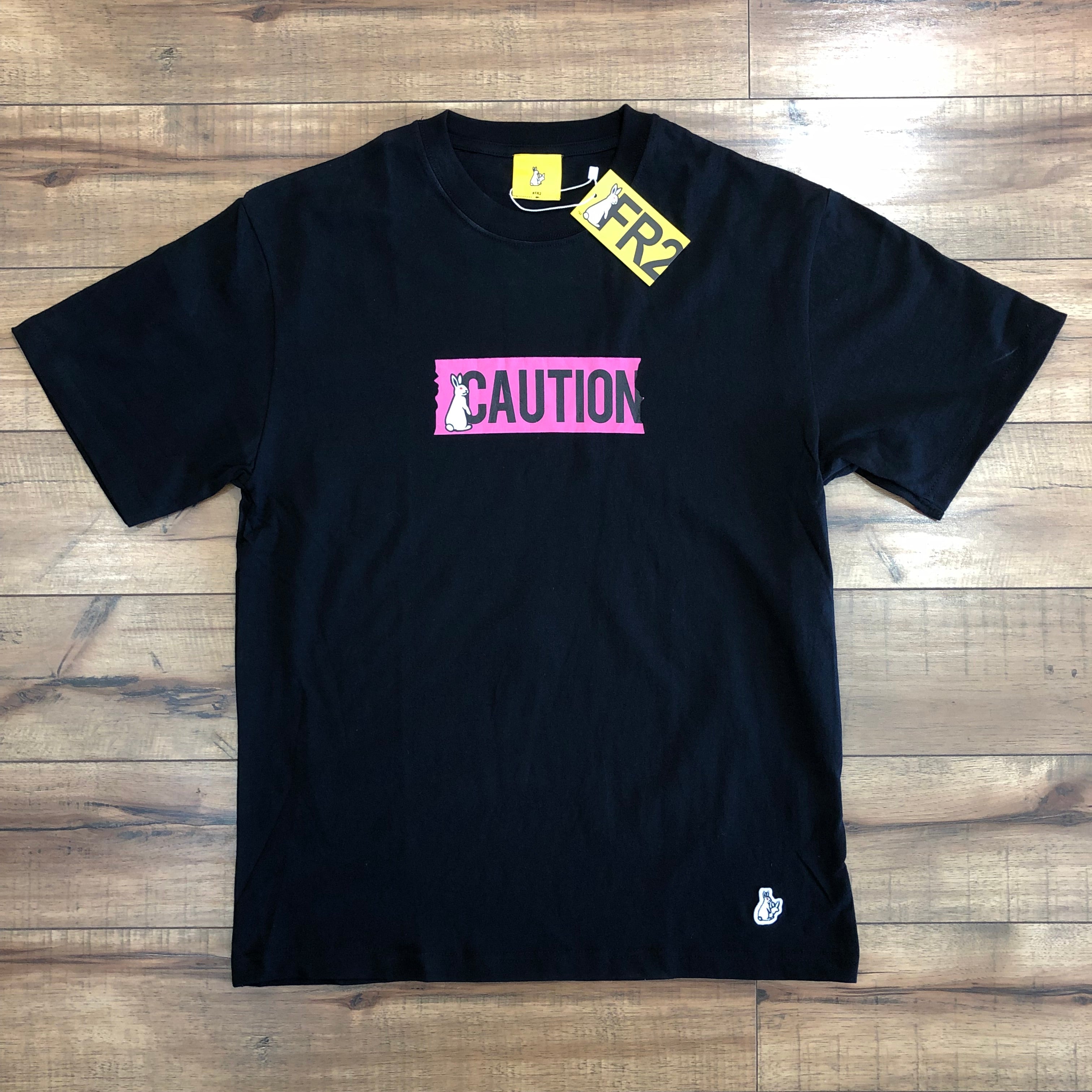 Fxxking Rabbit Fr2 Caution Tee Pink Superbored Clothing Ltd