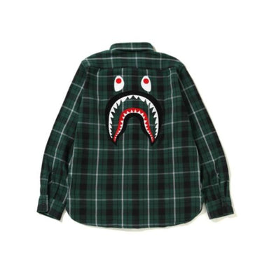 bape shark flannel