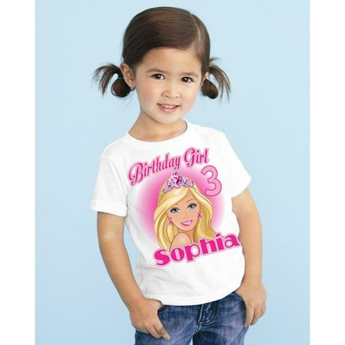 Brandweerman zo Uitverkoop Barbie Silhouette Birthday T Shirt