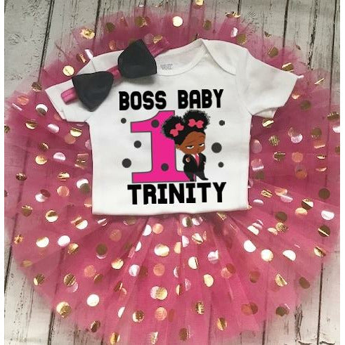 black boss baby birthday shirts