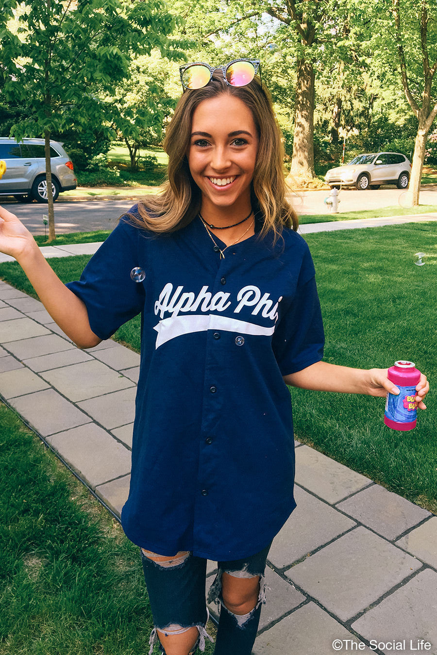 alpha phi alpha baseball jersey