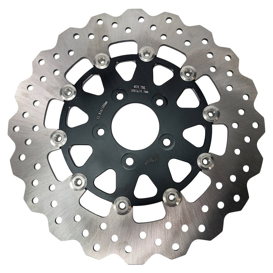 TC Bros. 11.8in Profile™ Front Floating Brake Rotor for 2006-23 Harley Models - TC Bros product image