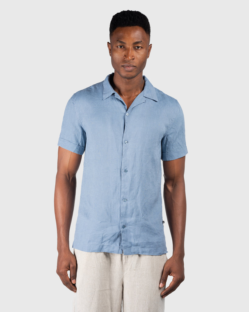 Mens Linen Shirt TARASA, Natural Linen Clothing -  Canada