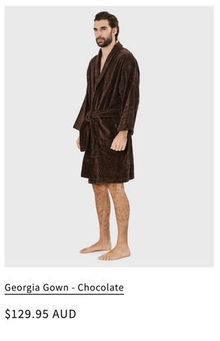 men’s dressing gown