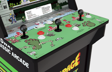 Free Shipping New Rampage Arcade Machine Arcade1up 4ft Black