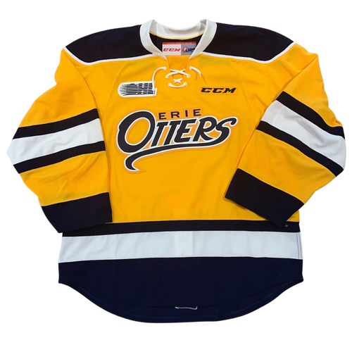 ERIE OTTERS AUTHENTIC WHITE OHL CCM EDGE 2.0 7287 HOCKEY JERSEY