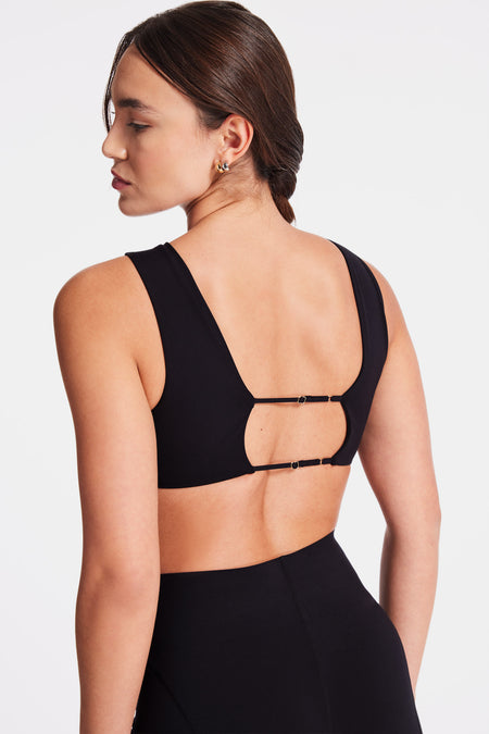 VIDA One Shoulder Irregular Cross Straps Sports Bra – Bali Lumbung