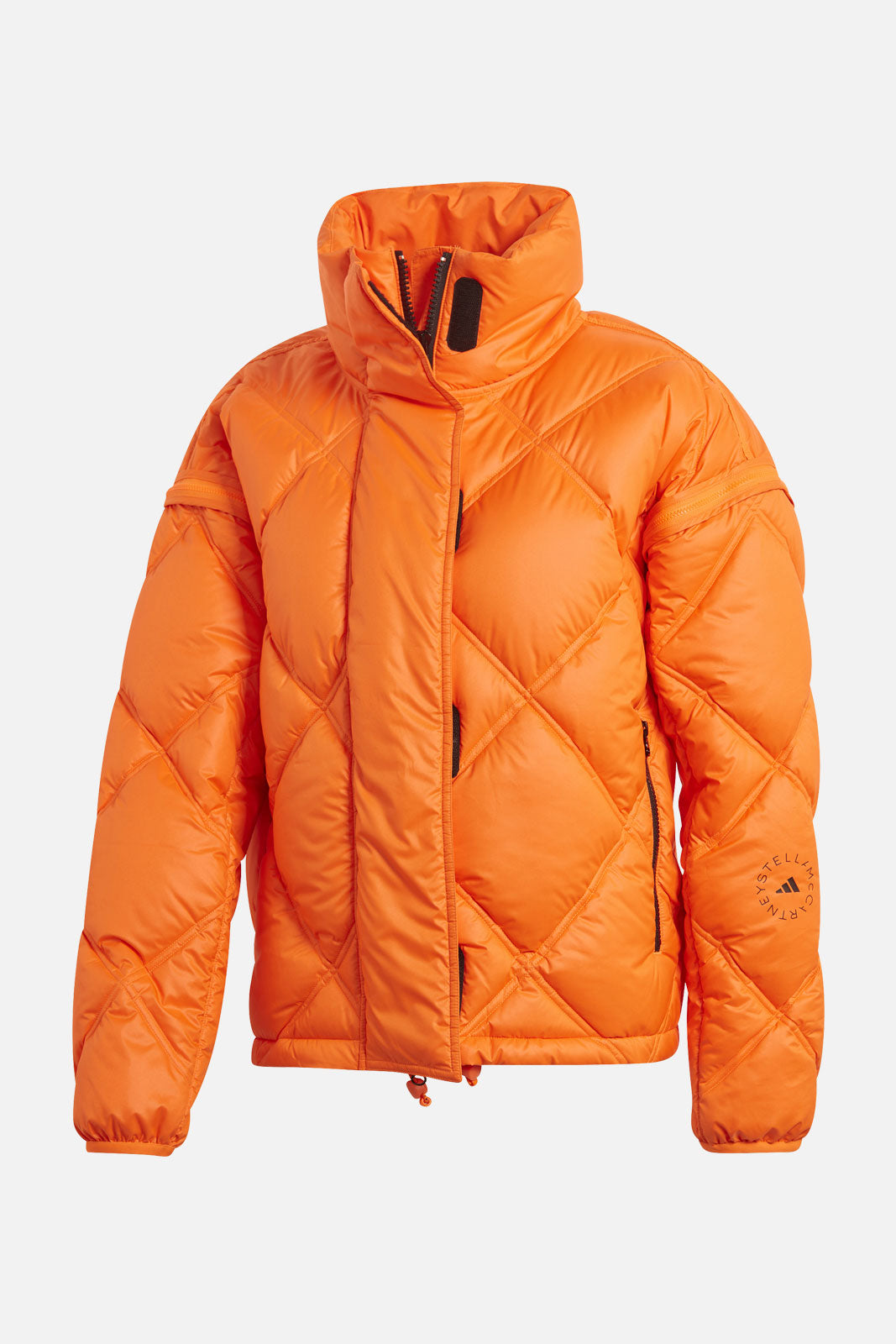 adidas stella mccartney orange jacket