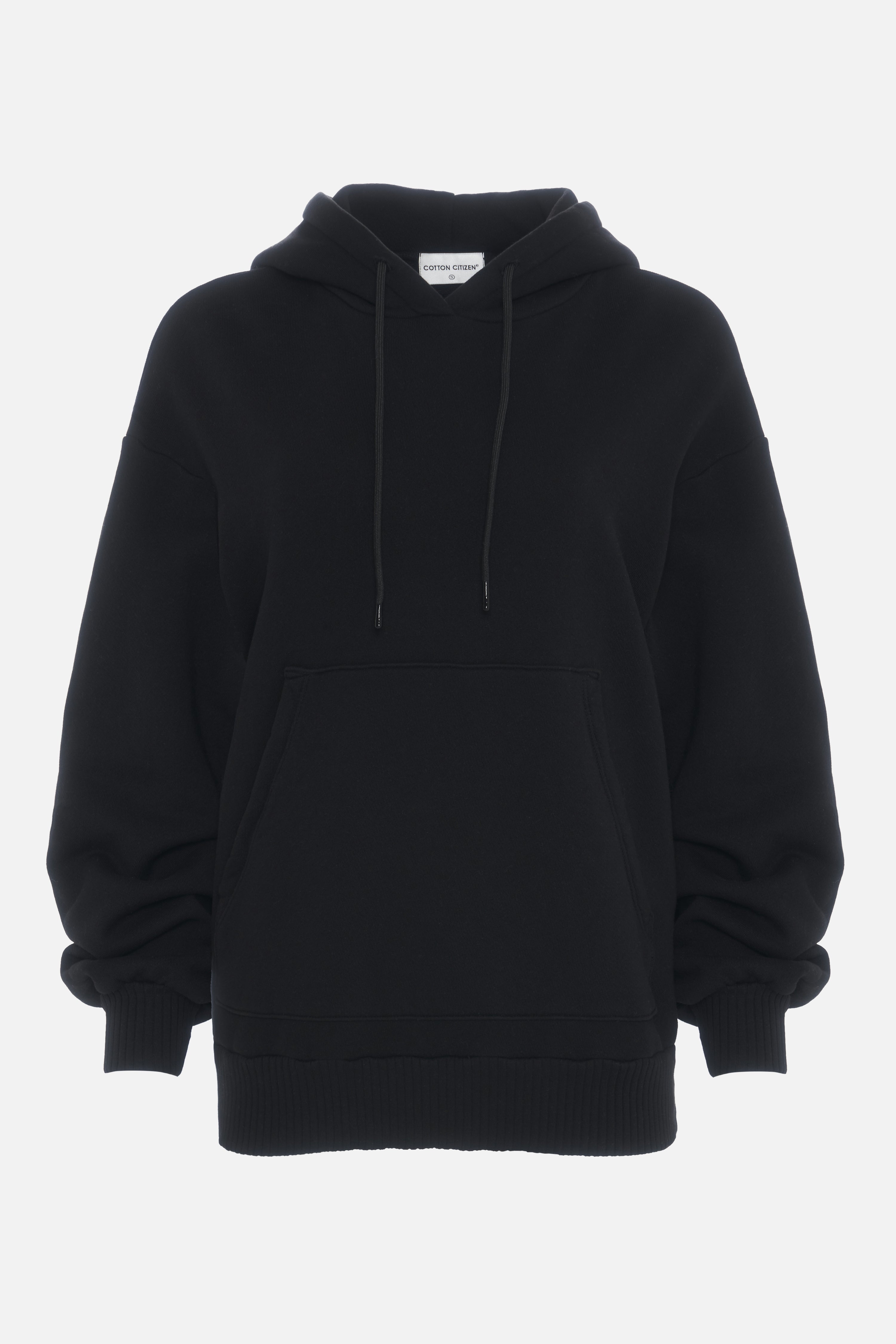 black oversized hoody