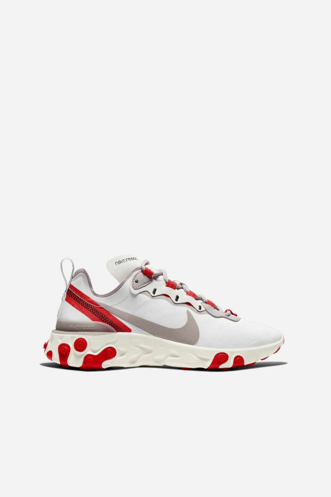 nike react element silver and red