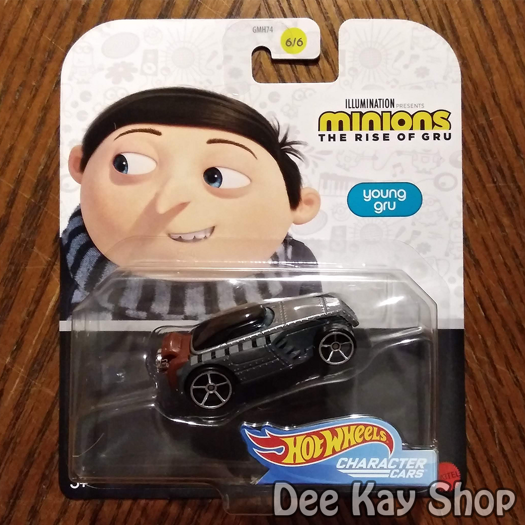 Young Gru Minions The Rise Of Gru Character Cars Hot Wheels Dee Kay Shop