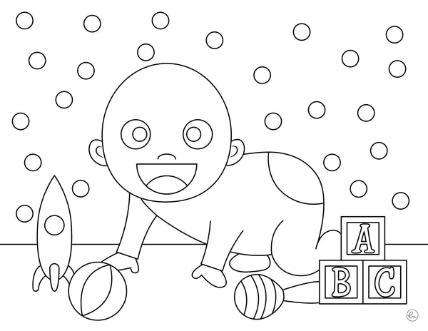 printable baby coloring pages