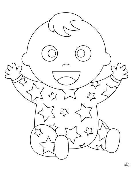 printable baby coloring pages