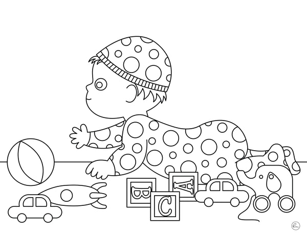 printable baby coloring pages