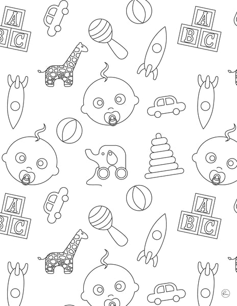 printable baby coloring pages