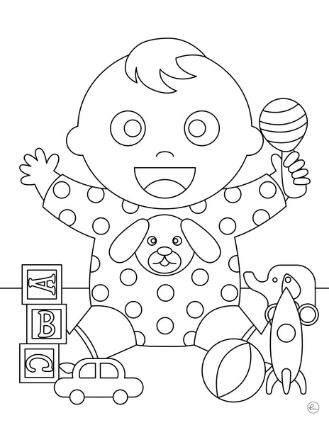 printable baby coloring pages