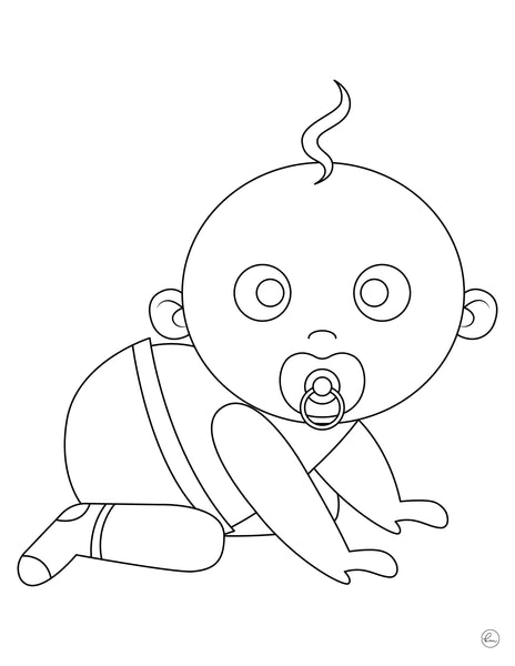 printable baby coloring pages