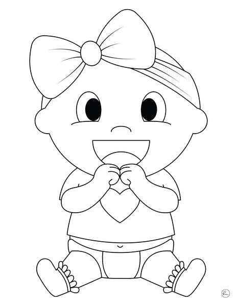 printable baby coloring pages