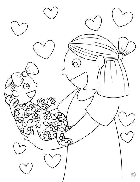 printable baby coloring pages