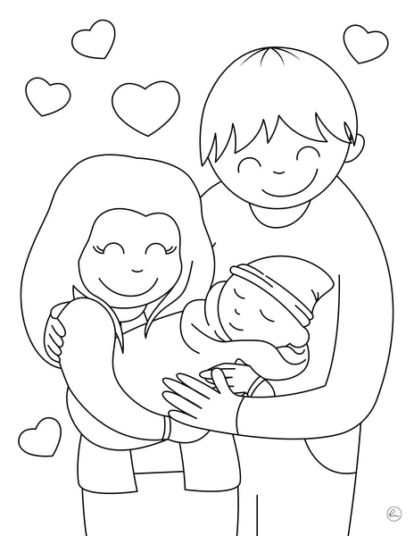 printable baby coloring pages