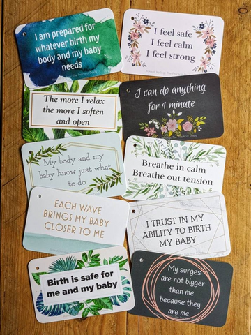 birth affirmation cards