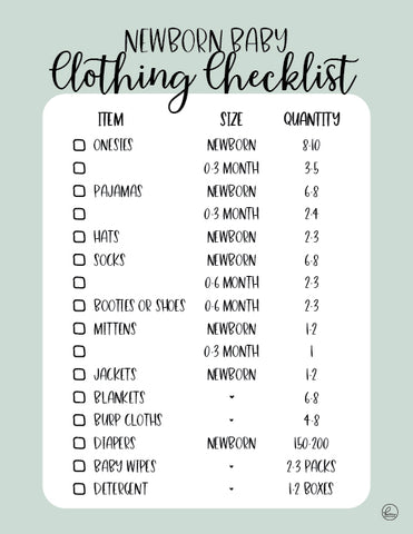 Newborn Clothes Survival Guide – Kate & Meri