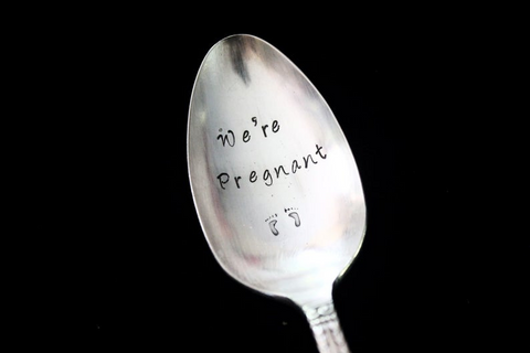 Pregnancy Announcement Spoon