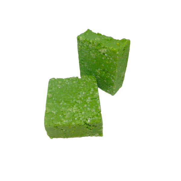 SoapOman - Green Peppermint Shampoo Bar - Great for Oily Hair