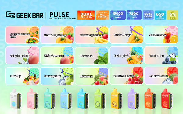 Geek Bar Pulse Disposable Vape Flavors