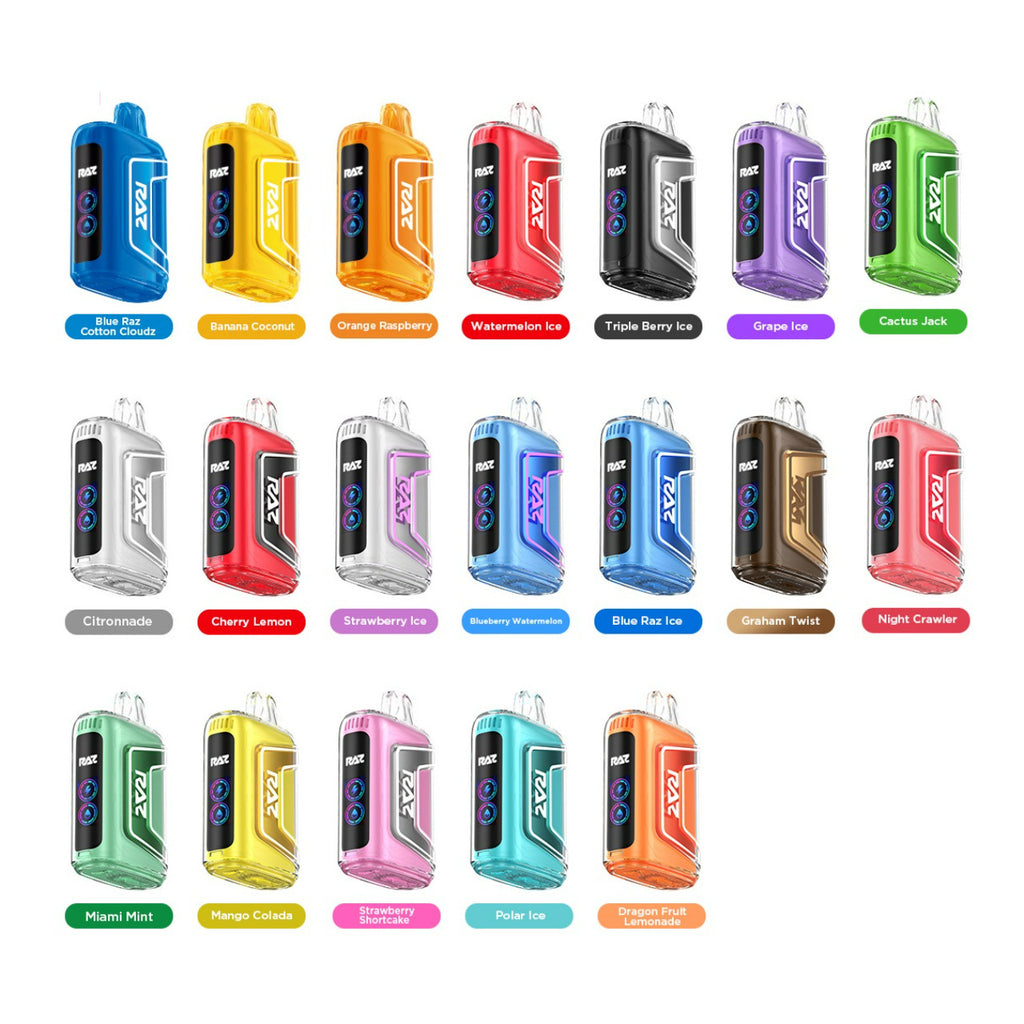 RAZ TN9000 Disposable Vape Flavors