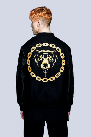 Death Adder Chain Varsity Jacket (B) – LONG CLOTHING