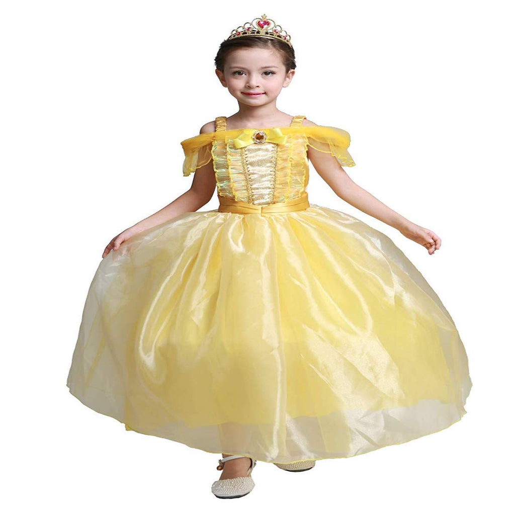 Belle princess dress for girls online at low price – Fancydresswale.com