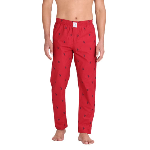  Polo Horse Print Men Pyjama Red Color – Chermasindia