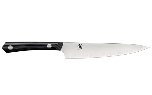 Kai Pure Komachi 2 Black Santoku Knife with Sheath, 6.5-Inches