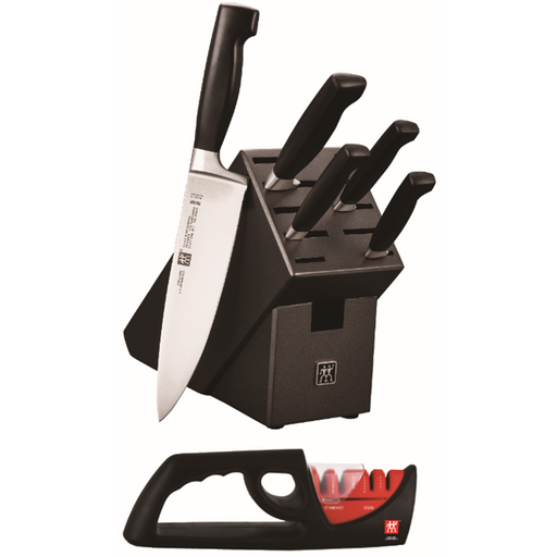 ZWILLING self-sharpening kitchen knife block FOUR STARS 7 pieces ash BRAND  NEW